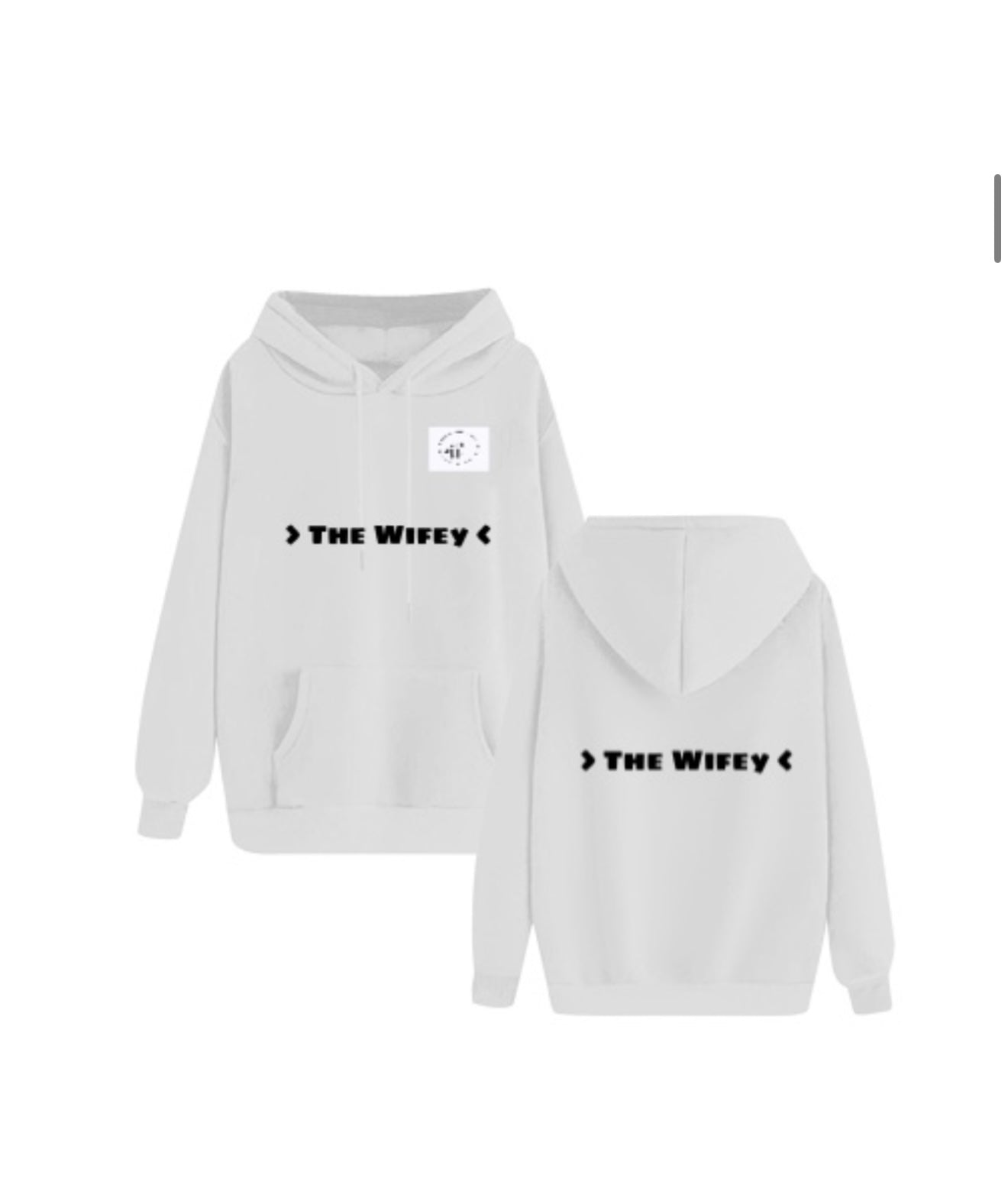 Custom 'The Wifey' Elegant Sweatshirt
